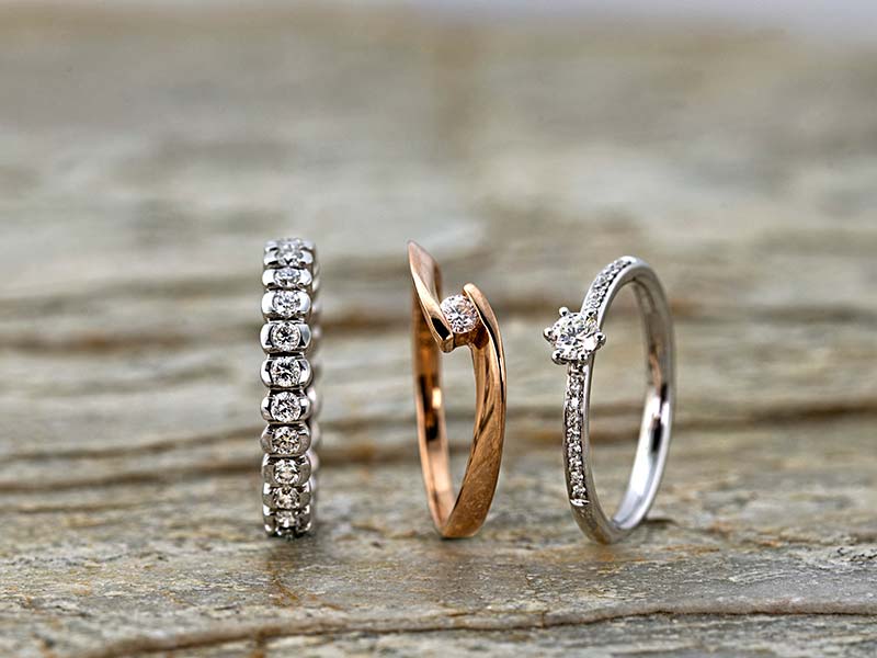 Ringe in Kupfer und Silber erhätlich bei Juwelier Rossow